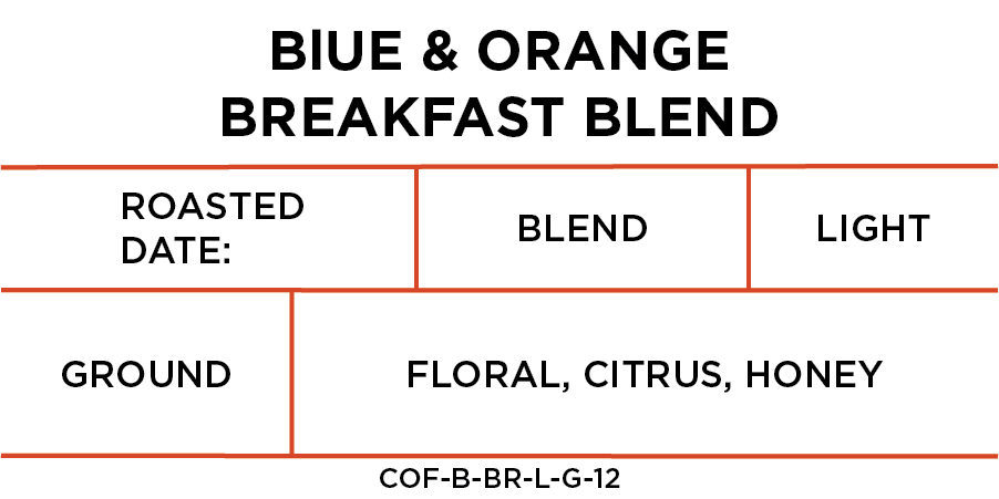 Blue & Orange Breakfast Blend
