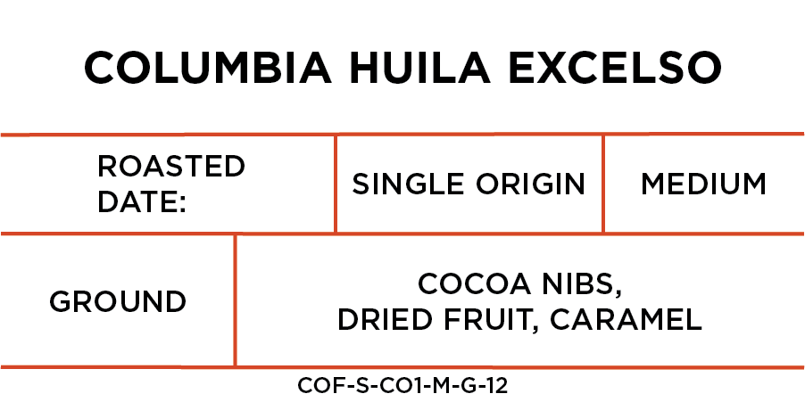Columbia Huila Excelso