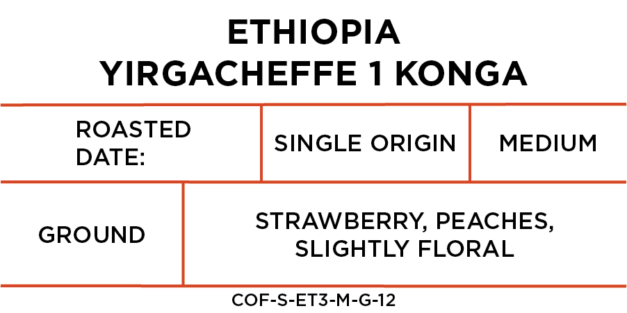Ethiopia Yirgacheffe 1 Konga
